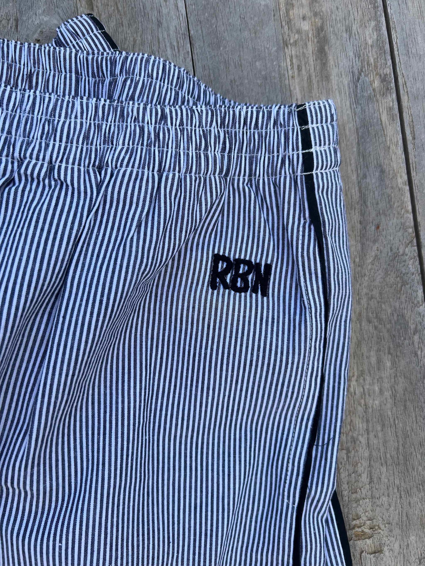 Girls Shorts `Bondi´ Dark Blue/White with stripe on the side