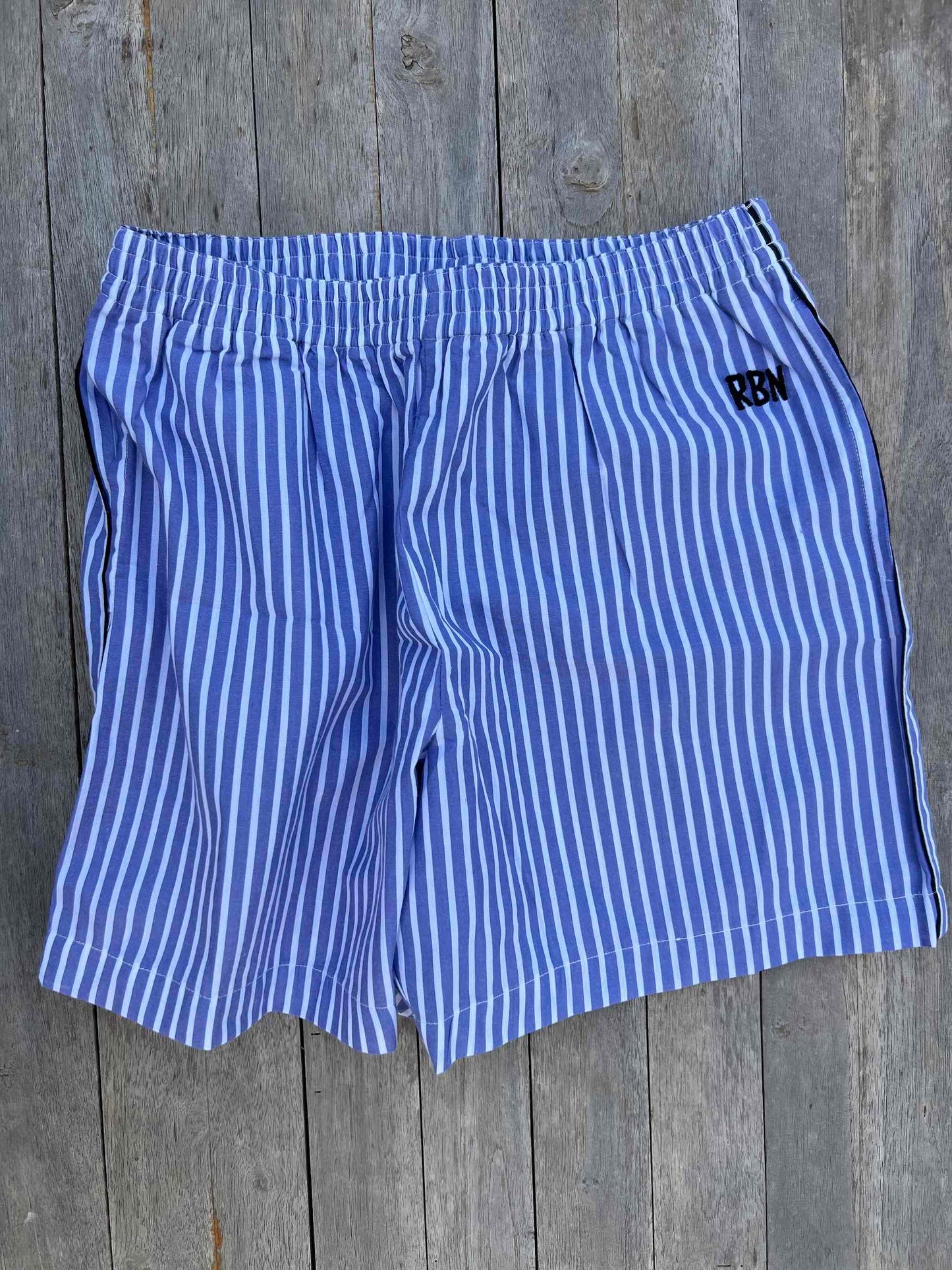 Girls Shorts `Bondi´ Blue/White with stripe on the side